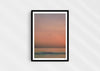 Lost Sailors Guide, a colour photographic print of a seabird over a calm ocean in a black frame.