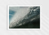 Wild Seductive, a colour photographic print of water droplets suspended over a wave in the Azores.